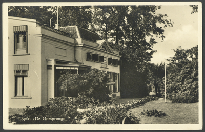 17324 Gezicht op het huis De Oorsprong (Lopikerweg Oost 1) te Lopik.